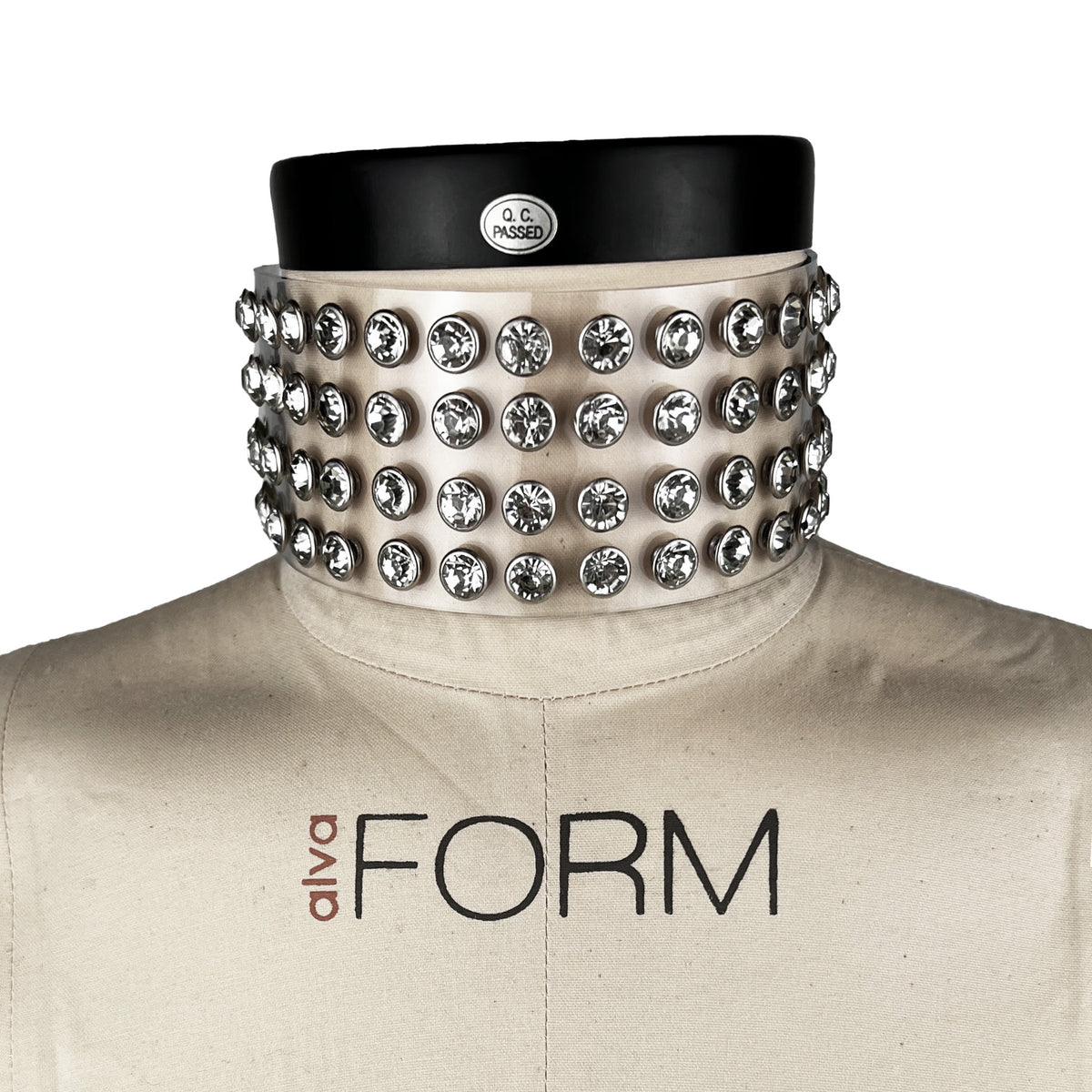 Cali Choker- PVC & Crystals
